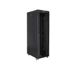 Lanberg rack cabinet 19" free-standing 42U/800x1200 (flat pack) with glass door lcd black v2