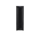 Lanberg rack cabinet 19" free-standing 42U/800x1200 (flat pack) with glass door lcd black v2