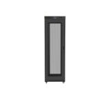 Lanberg rack cabinet 19" free-standing 42U/800x1200 (flat pack) with mesh door lcd black v2