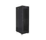 Lanberg rack cabinet 19" free-standing 42U/800x1200 (flat pack) with mesh door lcd black v2