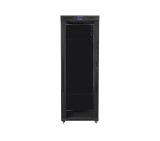 Lanberg rack cabinet 19" free-standing 42U/800x800 (flat pack) with glass door lcd black v2