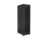 Lanberg rack cabinet 19" free-standing 47U/800x1000 (flat pack) with mesh door lcd black v2