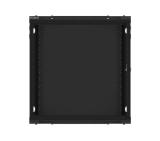 Lanberg rack cabinet 19" wall-mount 12U/600x450 for self-assembly with metal door black (flat pack)
