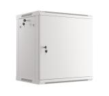 Lanberg rack cabinet 19" wall-mount 12U/600x450 for self-assembly with metal door grey (flat pack)