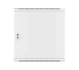 Lanberg rack cabinet 19" wall-mount 12U/600x450 for self-assembly with metal door grey (flat pack)