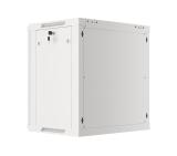 Lanberg rack cabinet 19" wall-mount 12U/600x450 for self-assembly with metal door grey (flat pack)
