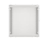 Lanberg rack cabinet 19" wall-mount 12U/600x450 for self-assembly with metal door grey (flat pack)