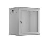 Lanberg rack cabinet 19" wall-mount 12U/600x450 with perforated door grey (flat pack)