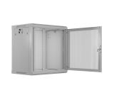 Lanberg rack cabinet 19" wall-mount 12U/600x450 with perforated door grey (flat pack)