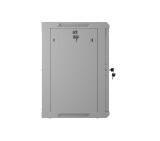 Lanberg rack cabinet 19" wall-mount 12U/600x450 with perforated door grey (flat pack)