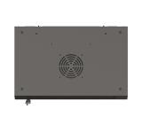 Lanberg rack cabinet 19" wall-mount 4U/540x350 (flat pack) with glass door black
