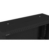 Lanberg rack cabinet 19" wall-mount 4U+3u/540x200 low-profile black (assembled)