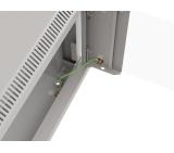 Lanberg rack cabinet 19" wall-mount 6U/540x350 (flat pack) with glass door grey
