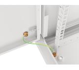 Lanberg rack cabinet 19" wall-mount 6U/600x450 for self-assembly with metal door grey (flat pack)