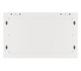 Lanberg rack cabinet 19" wall-mount 6U/600x450 for self-assembly with metal door grey (flat pack)
