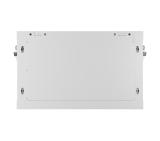 Lanberg rack cabinet 19" wall-mount 6U/600x450 with perforated door grey (flat pack)