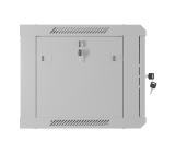 Lanberg rack cabinet 19" wall-mount 6U/600x450 with perforated door grey (flat pack)