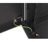 Lanberg rack cabinet 19" wall-mount 6U/600x600 for self-assembly with metal door black (flat pack)