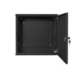 Lanberg rack cabinet 19" wall-mount 6U+3u/540x200 low-profile black (assembled)
