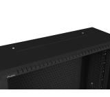 Lanberg rack cabinet 19" wall-mount 6U+3u/540x200 low-profile black (assembled)