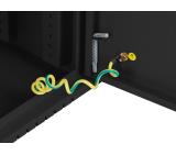 Lanberg rack cabinet 19" wall-mount 6U+3u/540x200 low-profile black (assembled)