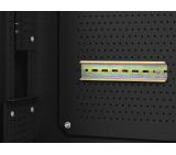 Lanberg rack cabinet 19" wall-mount 6U+3u/540x200 low-profile black (assembled)