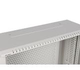 Lanberg rack cabinet 19" wall-mount 6U+3u/540x200 low-profile grey (assembled)