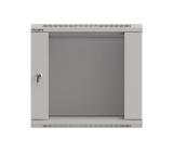 Lanberg rack cabinet 19" wall-mount 9U/540x350 (flat pack) with glass door grey