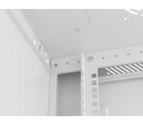 Lanberg rack cabinet 19" wall-mount 9U/600x450 for self-assembly with metal door grey (flat pack)