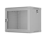 Lanberg rack cabinet 19" wall-mount 9U/600x450 with perforated door grey (flat pack)