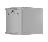 Lanberg rack cabinet 19" wall-mount 9U/600x450 with perforated door grey (flat pack)