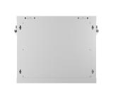 Lanberg rack cabinet 19" wall-mount 9U/600x450 with perforated door grey (flat pack)