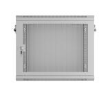 Lanberg rack cabinet 19" wall-mount 9U/600x450 with perforated door grey (flat pack)