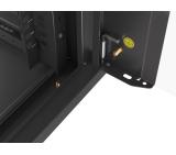 Lanberg rack cabinet 19" wall-mounted 4U 600 fast assembly (flat pack) black