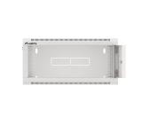 Lanberg rack cabinet 19" wall-mounted 4U 600 fast assembly (flat pack) grey