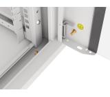 Lanberg rack cabinet 19" wall-mounted 4U 600 fast assembly (flat pack) grey