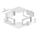 Lanberg rack cabinet 19" wall-mounted 4U 600 fast assembly (flat pack) grey