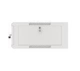Lanberg rack cabinet 19" wall-mounted 4U 600 fast assembly (flat pack) grey