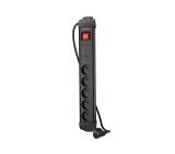 Lanberg surge protector sp1 1.5m 5x french outlets black