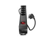 Lanberg surge protector sp1 1.5m 5x french outlets black
