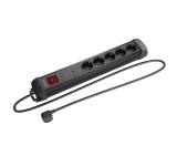 Lanberg surge protector sp1 3m 5x schuko outlets black