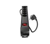 Lanberg surge protector sp1 3m 5x schuko outlets black