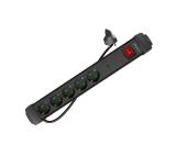 Lanberg surge protector sp1 3m 5x schuko outlets black