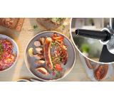 Bosch MFWS650B, SER6, Meat mincer - MultiPower 2100 W, Planetary gearbox, 3,5 kg/min, kebbe attachment, sausage attachment, fruit press attachment, reverse function, Black