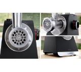 Bosch MFWS650B, SER6, Meat mincer - MultiPower 2100 W, Planetary gearbox, 3,5 kg/min, kebbe attachment, sausage attachment, fruit press attachment, reverse function, Black