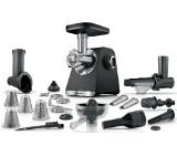 Bosch MFWS682B, SER6, Meat mincer - MultiPower 2100 W, Planetary gearbox, 3,5 kg/min, kebbe attachment, sausage attachment, fruit press attachment, citrus press, bean grinder, shredding attachment, reverse function, Black