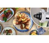 Bosch MFWS682B, SER6, Meat mincer - MultiPower 2100 W, Planetary gearbox, 3,5 kg/min, kebbe attachment, sausage attachment, fruit press attachment, citrus press, bean grinder, shredding attachment, reverse function, Black