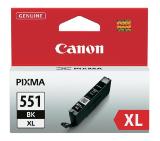 Canon CLI-551XL BK + Canon Plus Glossy II PP-201, 10x15 cm, 100 sheets