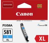 Canon CLI-581 XL C + Canon Plus Glossy II PP-201, 10x15 cm, 100 sheets
