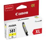 Canon CLI-581 XL Y + Canon Plus Glossy II PP-201, 10x15 cm, 100 sheets